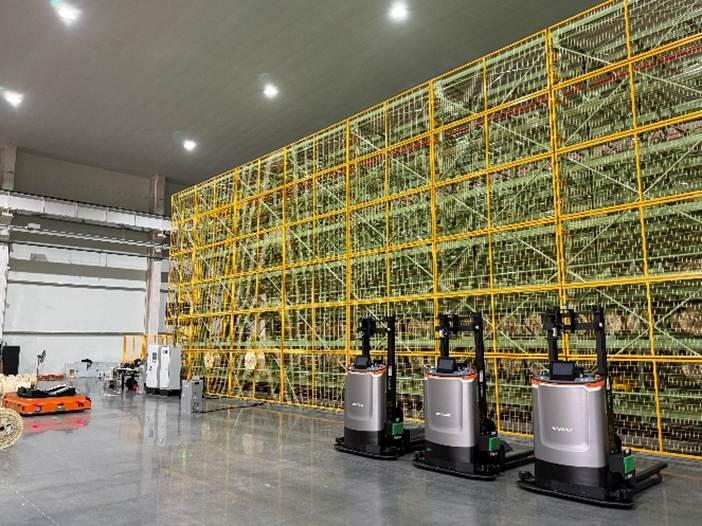 An integrated AGV and AS/RS solution
